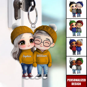 It's You And Me-Personalized Couple Keychain