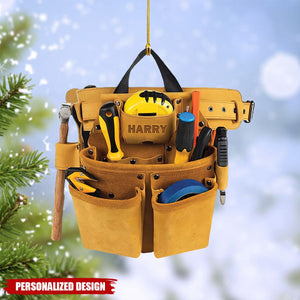 Personalized Tool Belt Christmas Ornament-Gift for Carpenter-2024 New Release