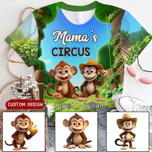 This Is My Circus - Personalized Mother All Over Shirt