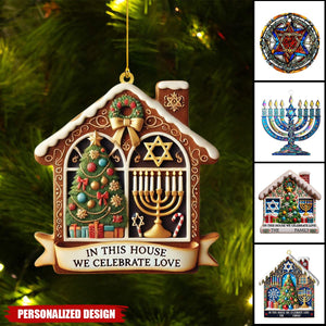 Personalized Hanukkah Ornament-Gift for Family-2024 New Release