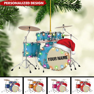 2024 New Release Personalized Drum Christmas Ornament-Gift For Drum Lovers