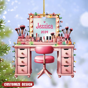 2024 New Release Personalized Set Makeup Ornament-Gift For Makeup Artist,Girls