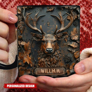 Stunning Deer-Personalized Hunting Accent Mug