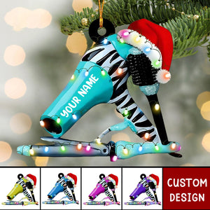 Personalized Dryer Acrylic Christmas Ornament Gift For Hairdresse - 2024 New Release