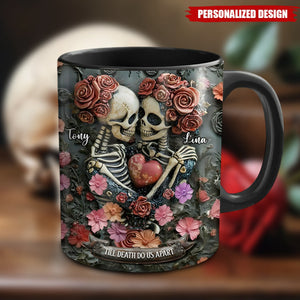 Till Death Do Us Apart-Personalized Mug-Couple Gift For Him,Her