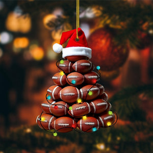 American Football Christmas Ornament-Gift For Football Players-2024 New Release