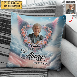 Custom Personalized Memorial Photo Pillow - Memorial Gift Idea for Family