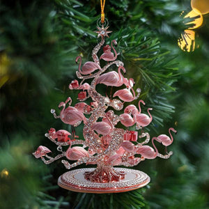 Flamingo Christmas Tree Ornament - 2024 New Release