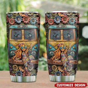 Hippie Soul - Personalized Hippie Tumbler