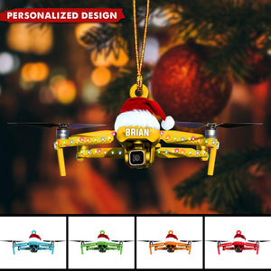 Personalized Drone Christmas Ornament-Gift For Drone Lover-2024 New Release