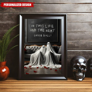 In This Life And The Next Ghost-Personalized Poster-Gothic Anniversary Present