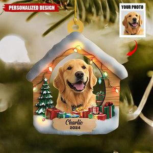 Personalized Dog Photo Christmas Ornament-Gift For Dog Lover-2024 New Release