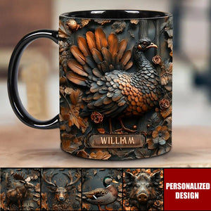 Stunning Deer-Personalized Hunting Accent Mug