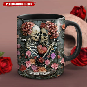 Till Death Do Us Apart-Personalized Mug-Couple Gift For Him,Her