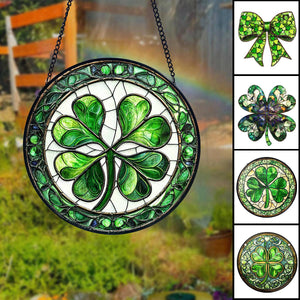 Shamrock Window Hanging suncatcher-Gift for Friends,Family