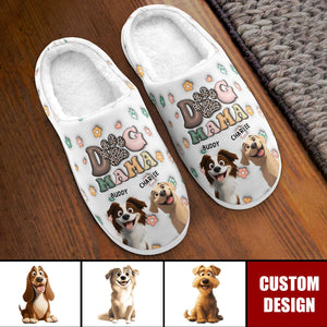 Dog Mom New Cartoon Dog - Personalized Slippers