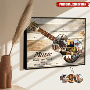 Guitar Photo-Personalized Poster-Gift For Guitar Lover