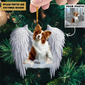 You Are My Angel - Personalized Custom Photo Mica Ornament - Memorial, Christmas Gift For Pet Lover, Pet Owner