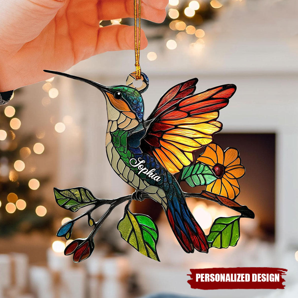 Personalized Humming Bird Ornament-Gift For Humming Lover-2024 New Release