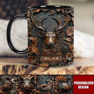 Stunning Deer-Personalized Hunting Accent Mug