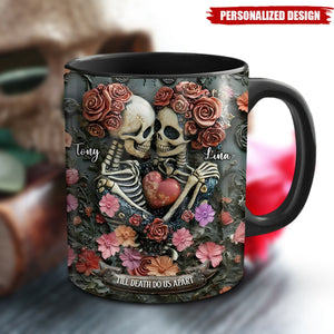 Till Death Do Us Apart-Personalized Mug-Couple Gift For Him,Her