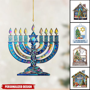 Personalized Hanukkah Ornament-Gift for Family-2024 New Release