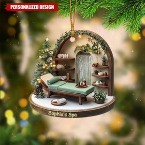 Beauty Spa-Personalized Ornament-Gift For Spa Lovers-2024 New Release