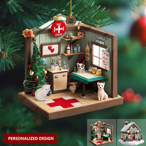 Personalized Veterinarian Clinic Christma Ornament-Gifts For Veterinarian-2024 New Release