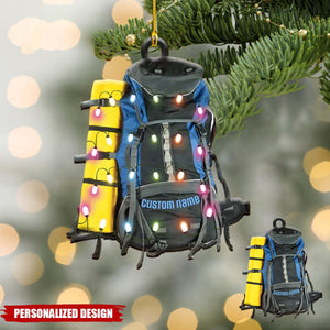 Personalized Travel Backpack Christmas Ornament-Gifts For Travel Lovers-2024 New Release