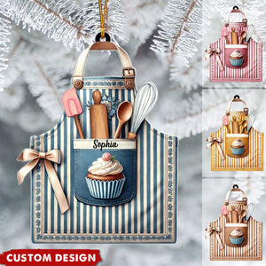 Personalized Baking Ornament, Gift For Baking Lovers - 2024 New Release