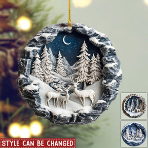 2024 New Release-Deer Christmas Ornament-Gift for Deer Lover