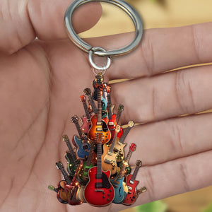 Guitar Keychain -Gift For Guitar Lovers