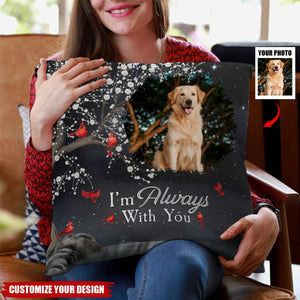 A Hug From Heaven I'm Always With You - Personalized Photo Pillow