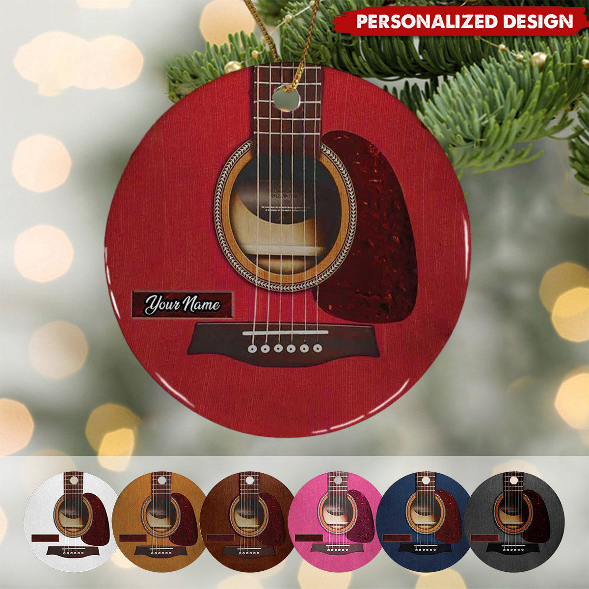 Personalized Guitar Ornaments-Gifts For Guitar Lover-2024 New Release