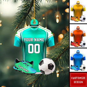 Personalized Soccer Christmas Ornament Gift for Soccer Lovers-2024 New Release