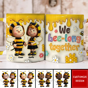 We Bee long Together-Personalized Mug-Gifts For Couple