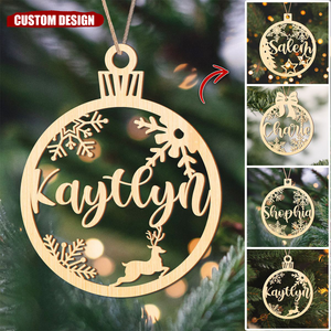 2024 New Release Custom Name Personalized Christmas Ornaments Wood Ornament