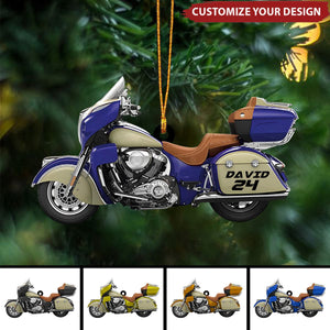 Personalized Motorcycle Christmas Ornaments Gift For Biker Lovers - 2024 New Release