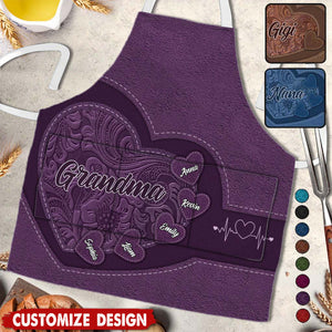 Best Grandma Ever - Personalized Grandma Apron