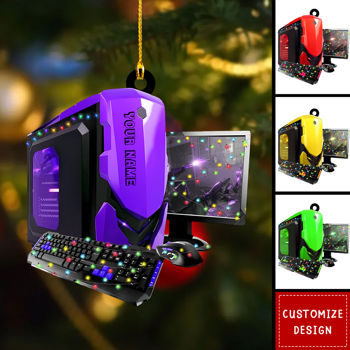 Personalized Gaming Ornaments-Gift For Game Lover-2024 New Release