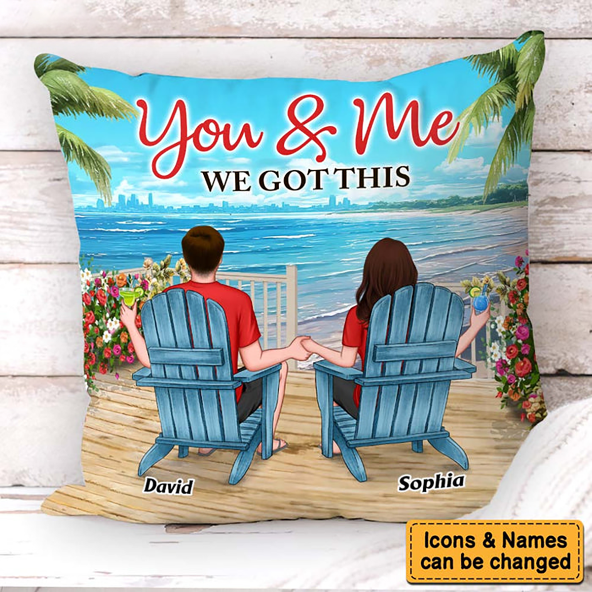 Gift For Couple You And Me We Got This Personalized Pillow