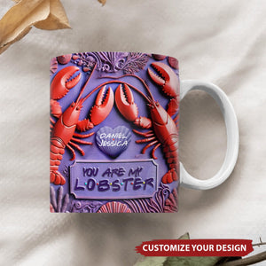 Personalized Gifts For Couple Mug, Lobster Couple