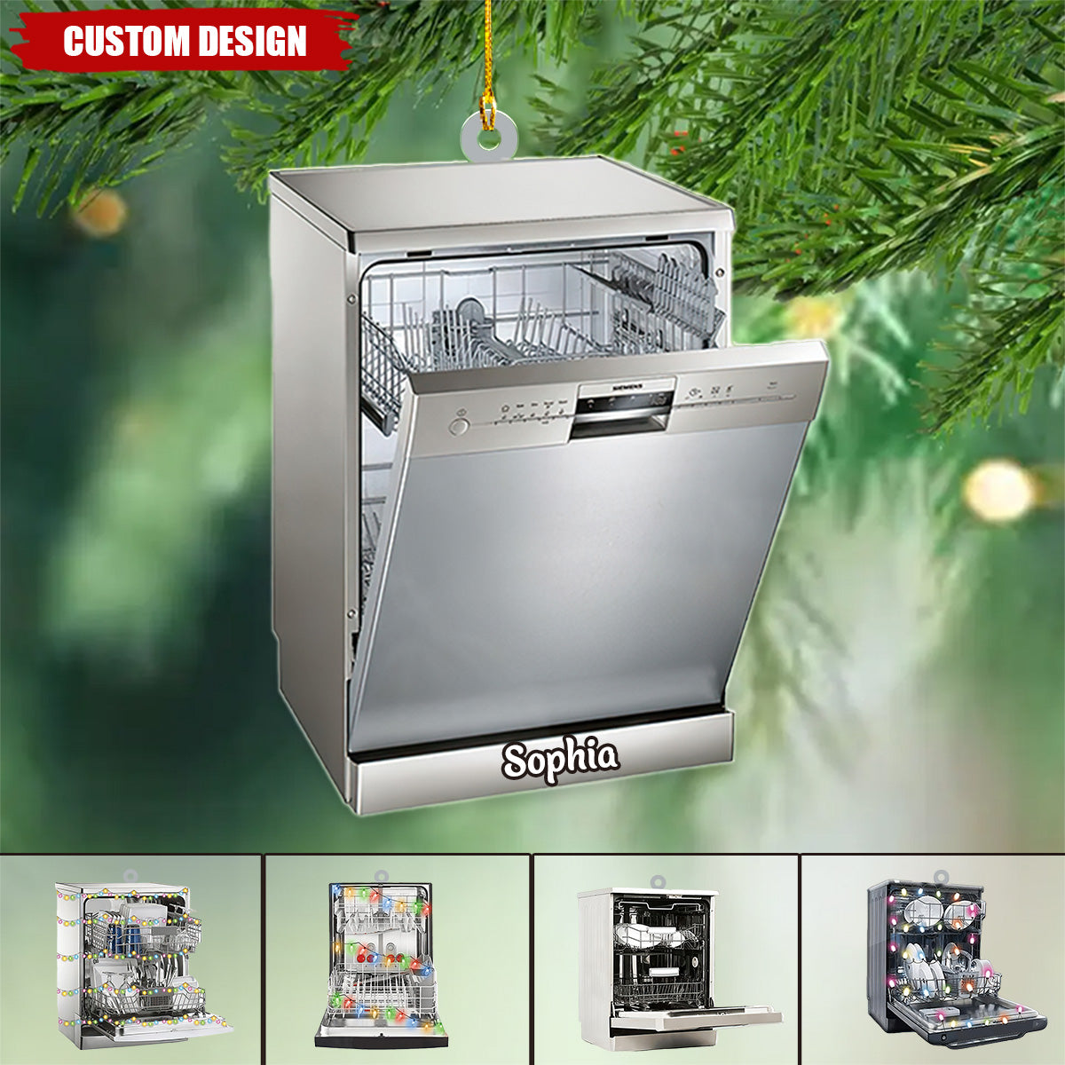 Personalized Dishwasher Ornaments - 2024 New Release