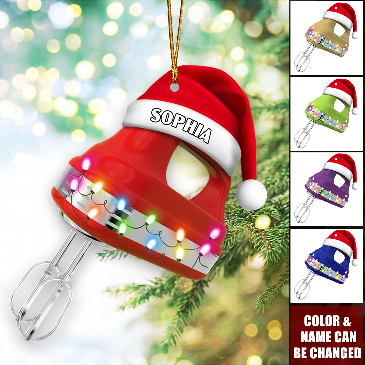 Personalized Baking Mixer Christmas Ornament, Gift For Baking Lovers - 2024 New Release