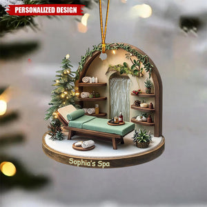 Beauty Spa-Personalized Ornament-Gift For Spa Lovers-2024 New Release