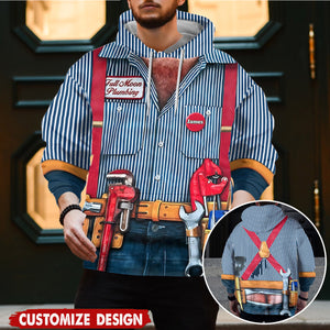 My Mechanic Man-Personalized Mechanic Hoodie