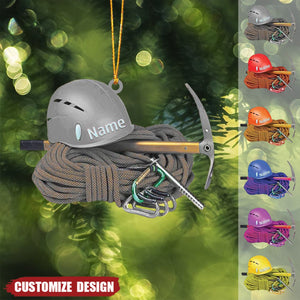 Personalized Rock Climbing Christmas Ornament -Gift For Rock Climbing Lovers- 2024 New Release