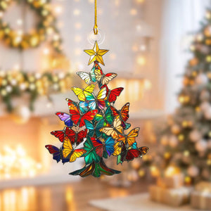 Butterfly Christmas Tree Ornament/Suncatcher Gift For Butterfly Lover