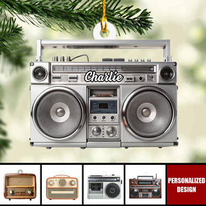 Personalized Radio Ornament-Gifts For Radio Lovers-2024 New Release