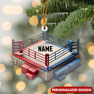 Personalized Boxing Arena Ornament-Gifts For Boxing Lover-2024 New Release